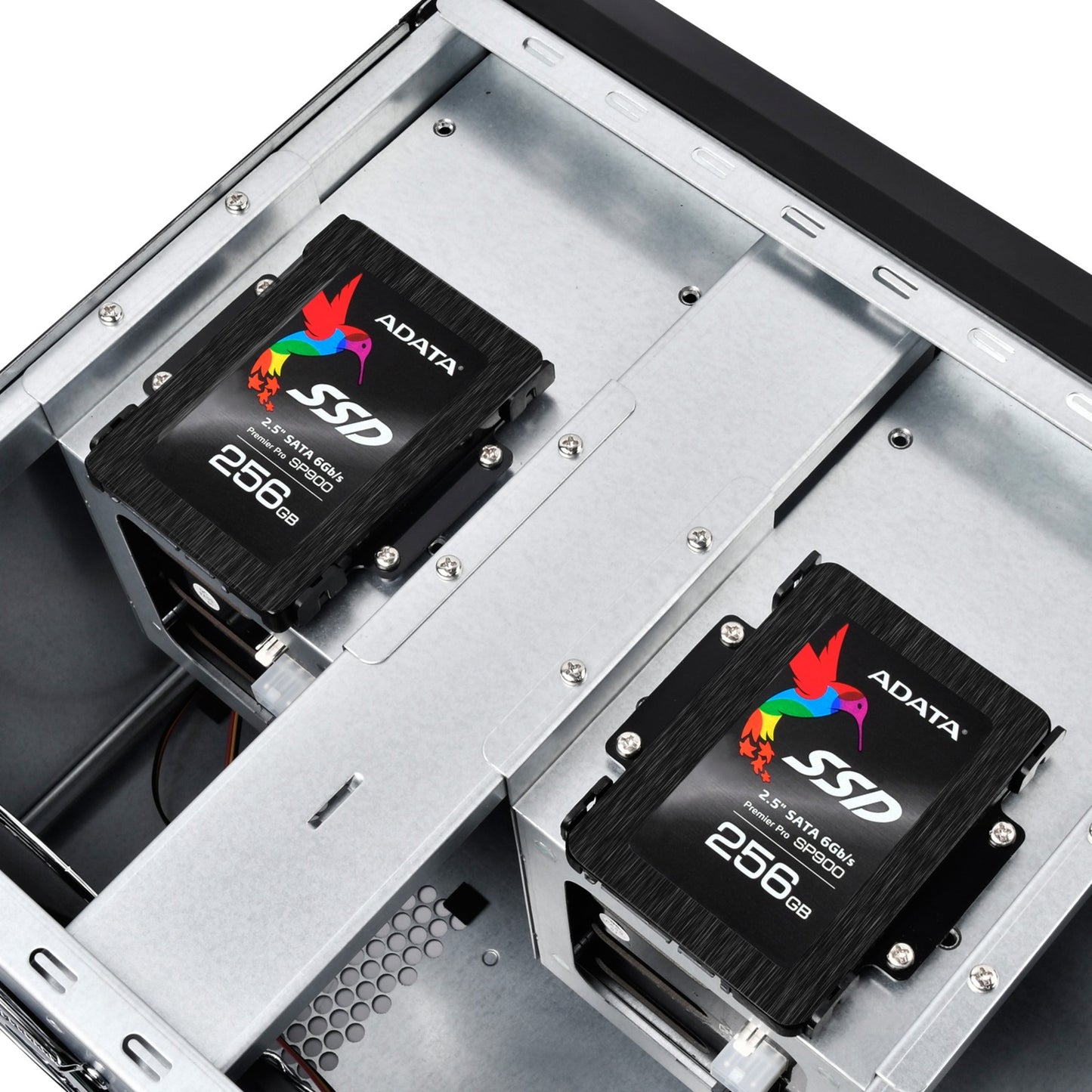 SilverStone cs381b v1.1 rack behuizing (zwart | 2x usb-a 3.2 (5 gbit s) | 2x audio)