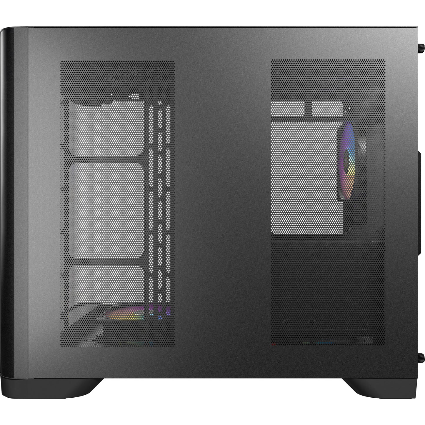 Antec c5 curve argb midi tower behuizing (zwart | 2x usb-a | 1x usb-c | tempered glass)