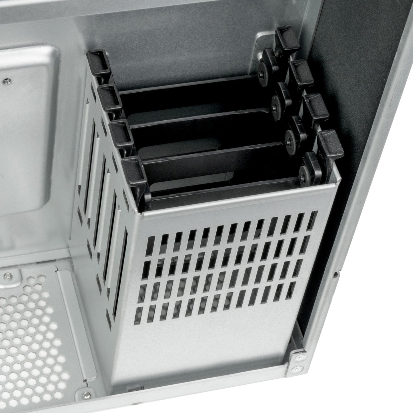 SilverStone rm61-312, rack, serverbehuizing (zwart | 6u)