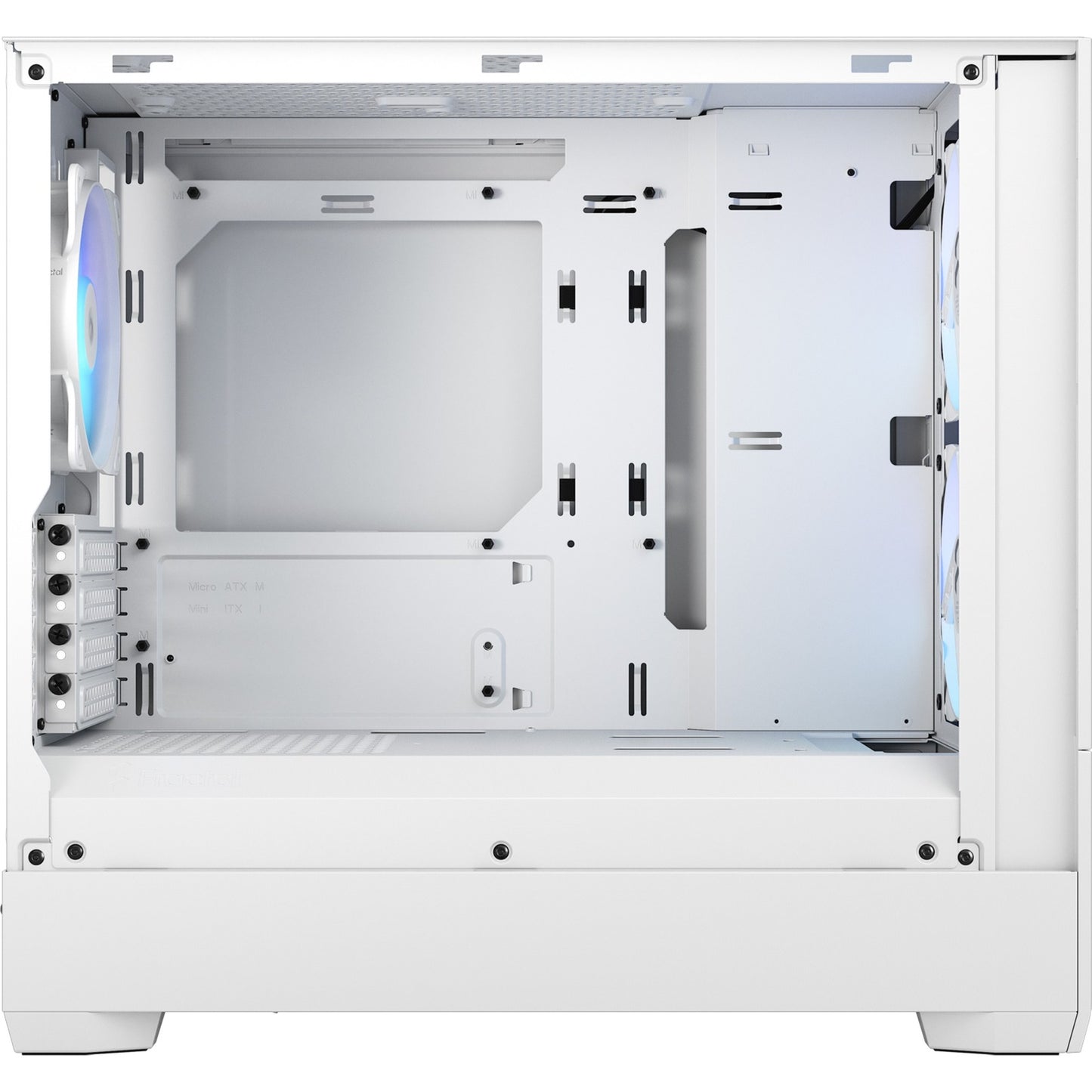 Fractal Design pop mini air rgb midi tower behuizing (wit | 2x usb-a | rgb | window)