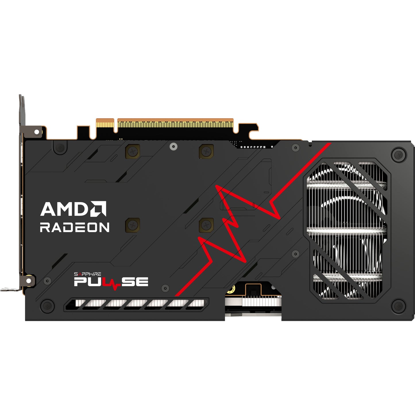 SAPPHIRE radeon rx 9060 xt pulse 16gb oc grafische kaart (1x displayport, 2x hdmi)