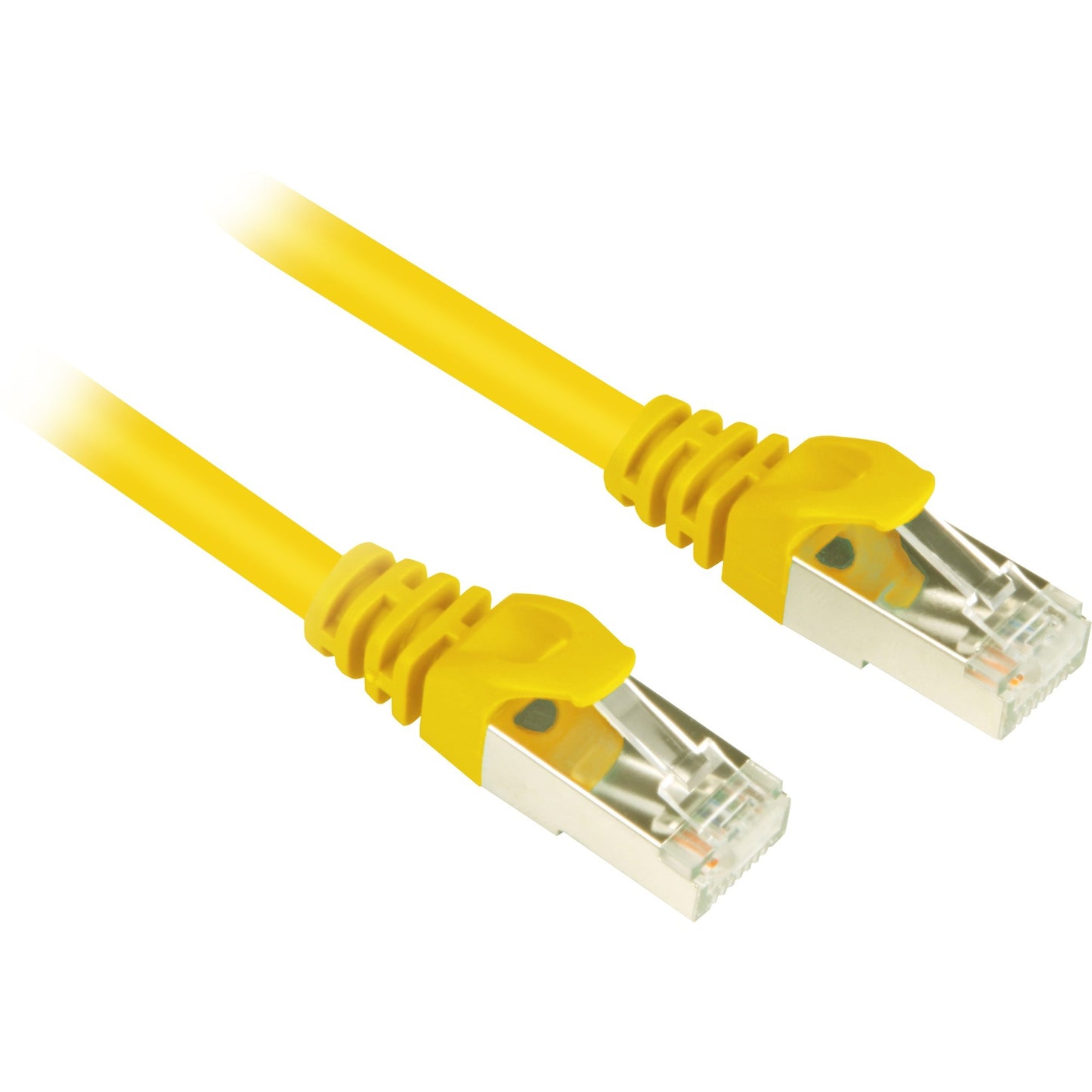 Sharkoon patchkabel sftp, rj-45 met cat.6 (geel, 0,5 meter)