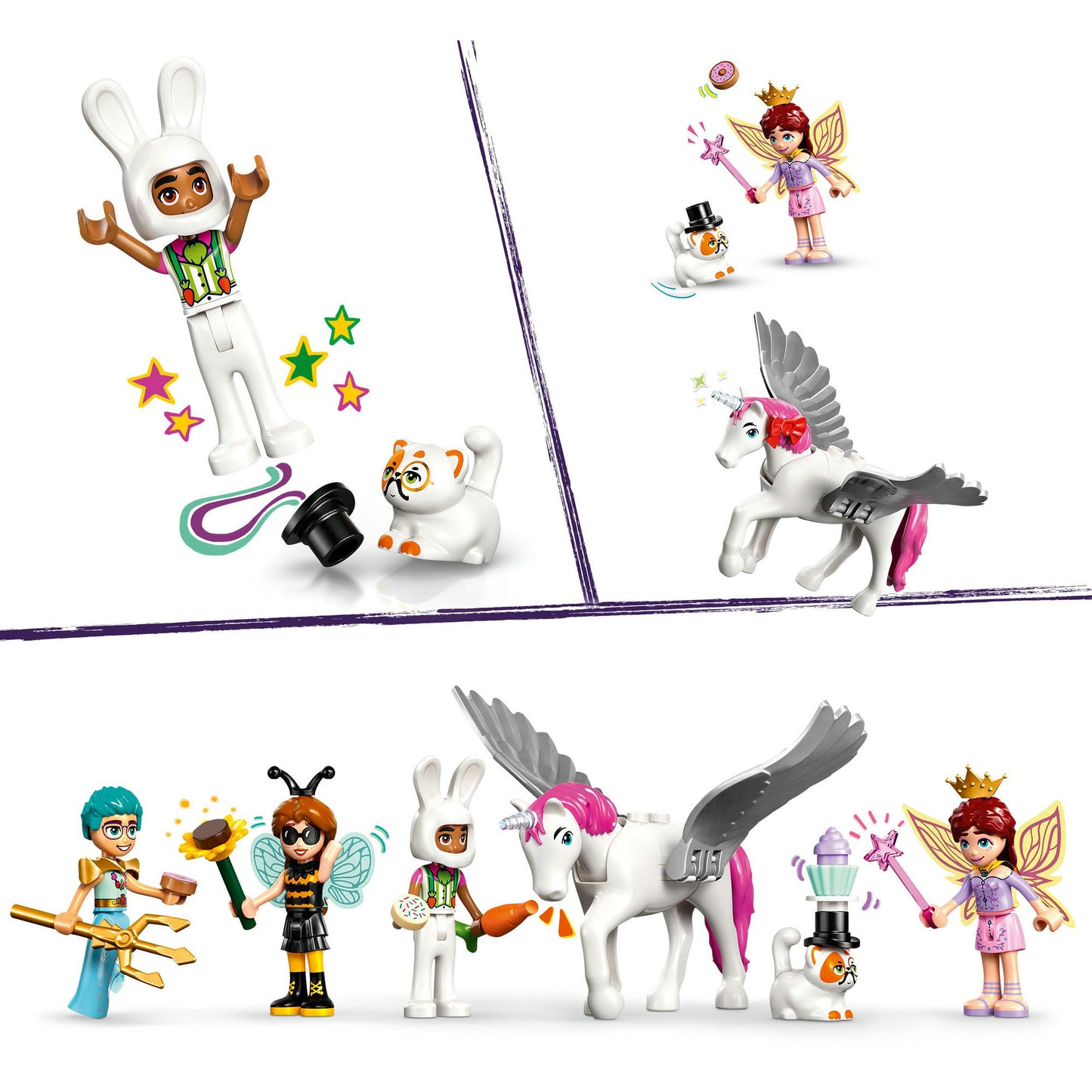 LEGO friends 42661 verkleedfeestje met eenhoorn en fee