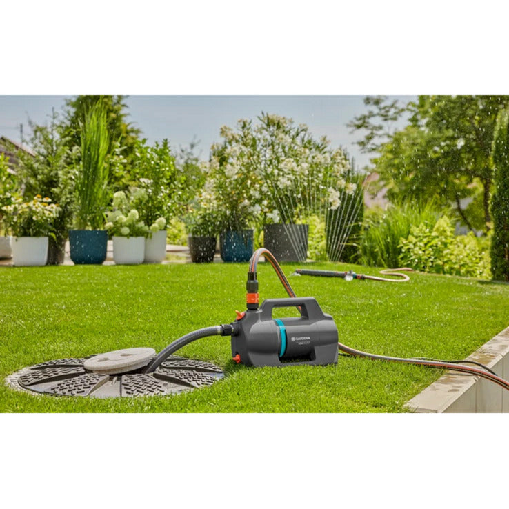 GARDENA besproeiingspomp 5200 silent (donkergrijs turquoise, 09084-20)