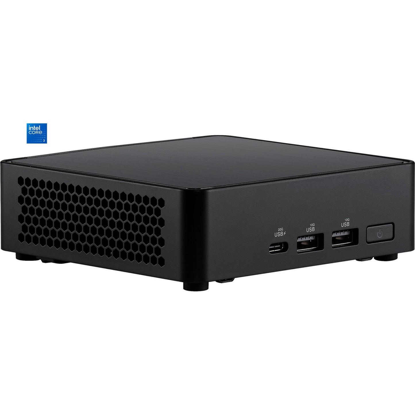 ASUS nuc 14 pro slim kit rnuc14rvki300002i barebone (zwart | core 3 100u | intel graphics)
