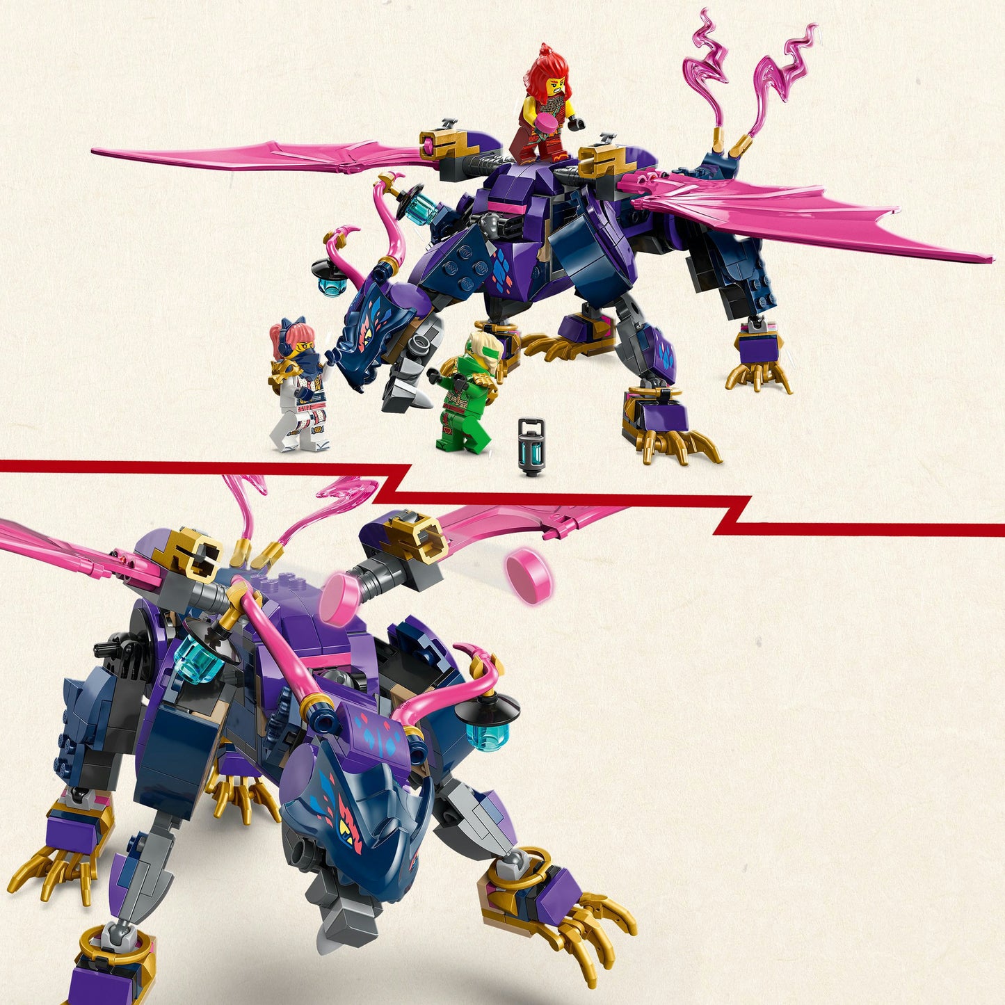 LEGO ninjago 71842 rontu de meesterdraak