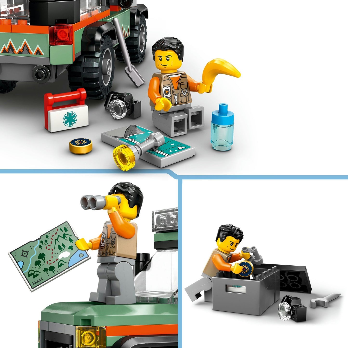 LEGO city - 4x4 terreinwagen voor in de bergen constructiespeelgoed (60447)