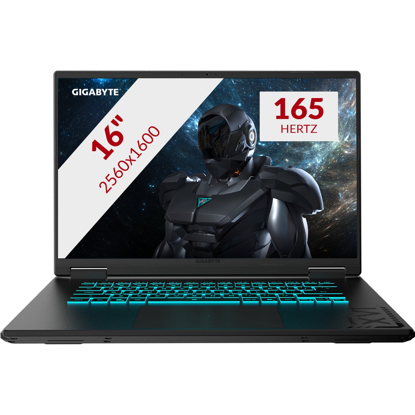GIGABYTE gaming a16 pro dxh 16 gaming laptop (zwart | core 7 processor 240h | rtx 5070 ti | 32 gb | 1 tb ssd)