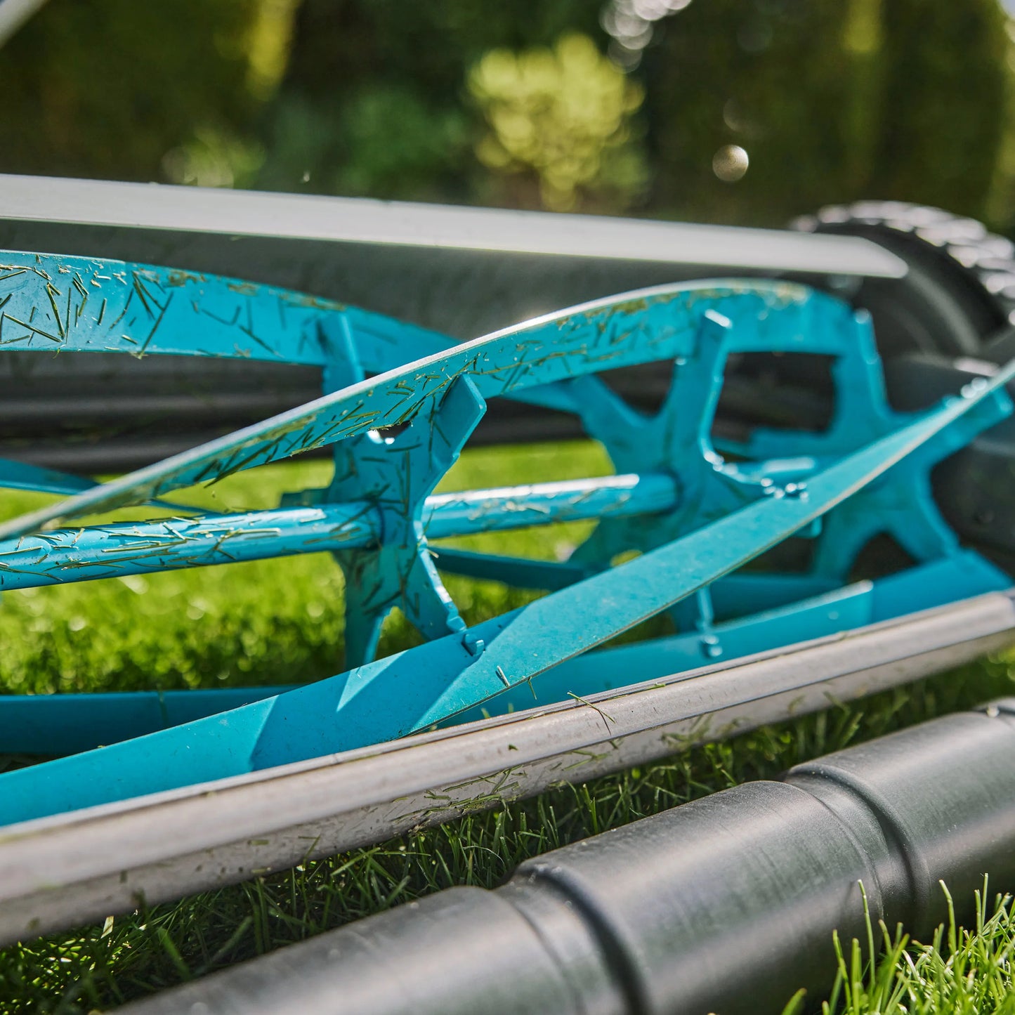 GARDENA kooimesmaaier comfort 400 kooimaaier (grijs turquoise, 11760-20)