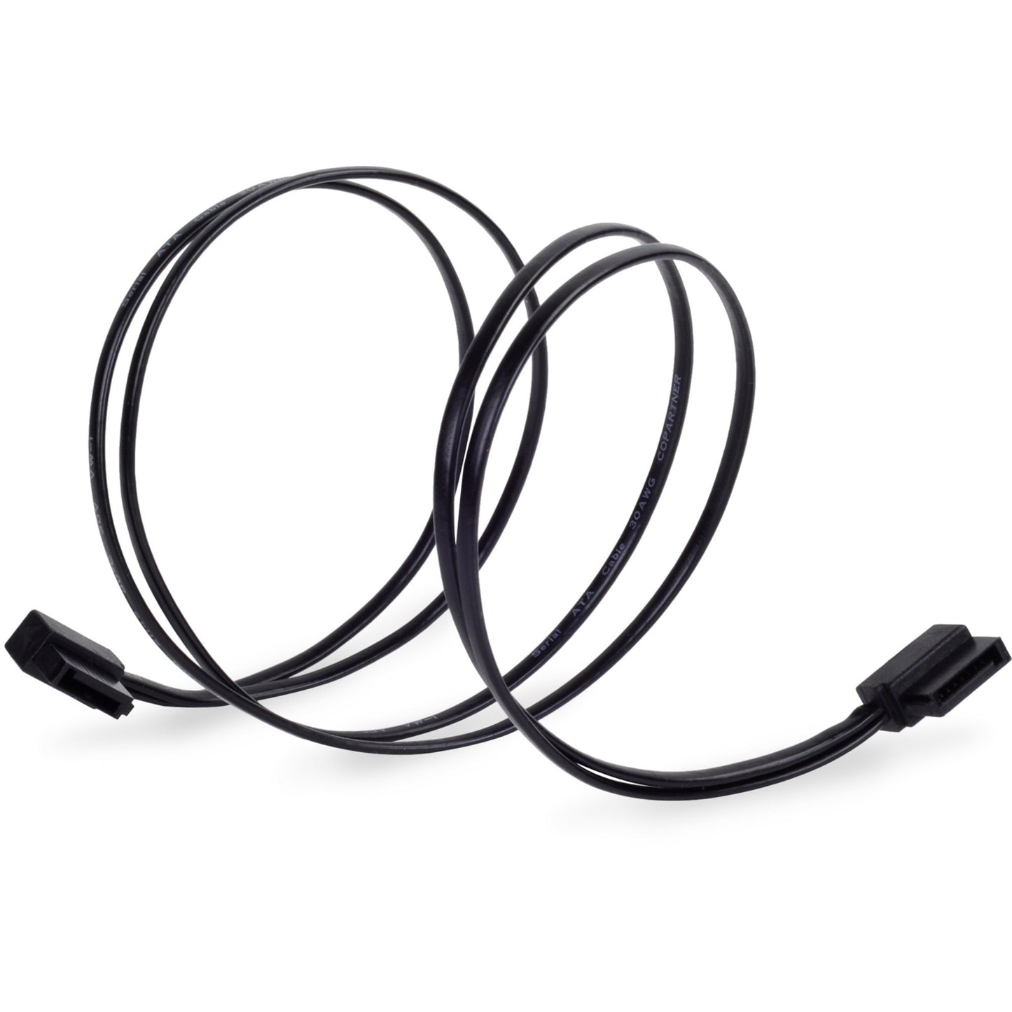 SilverStone sata iii kabel 50cm (zwart, 6gb s, low profile connector, cp11b-500)