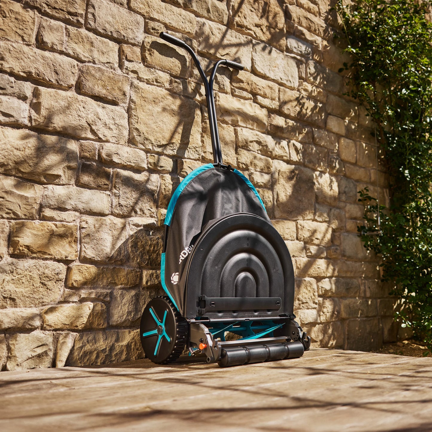 GARDENA grasopvangbak 49 liter opvangzak (grijs turquoise, 11770-20)