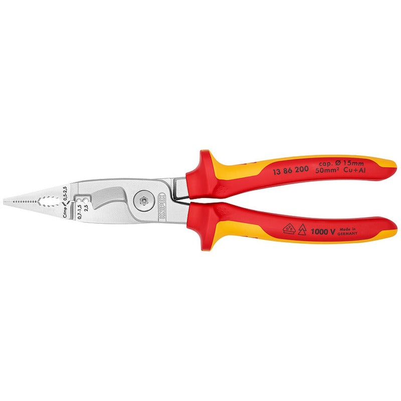 KNIPEX elektro installatietang vde 1386200