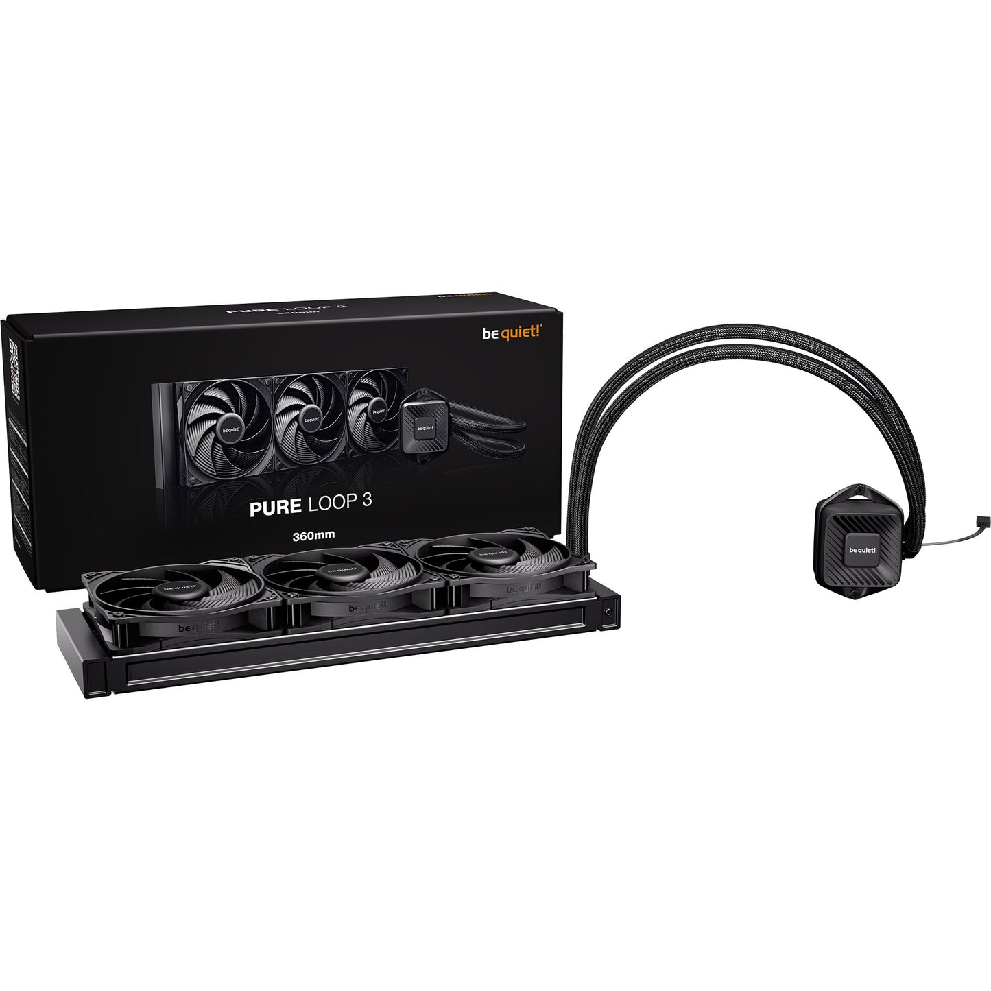 Be Quiet! pure loop 3 360 waterkoeling (zwart, pwm)