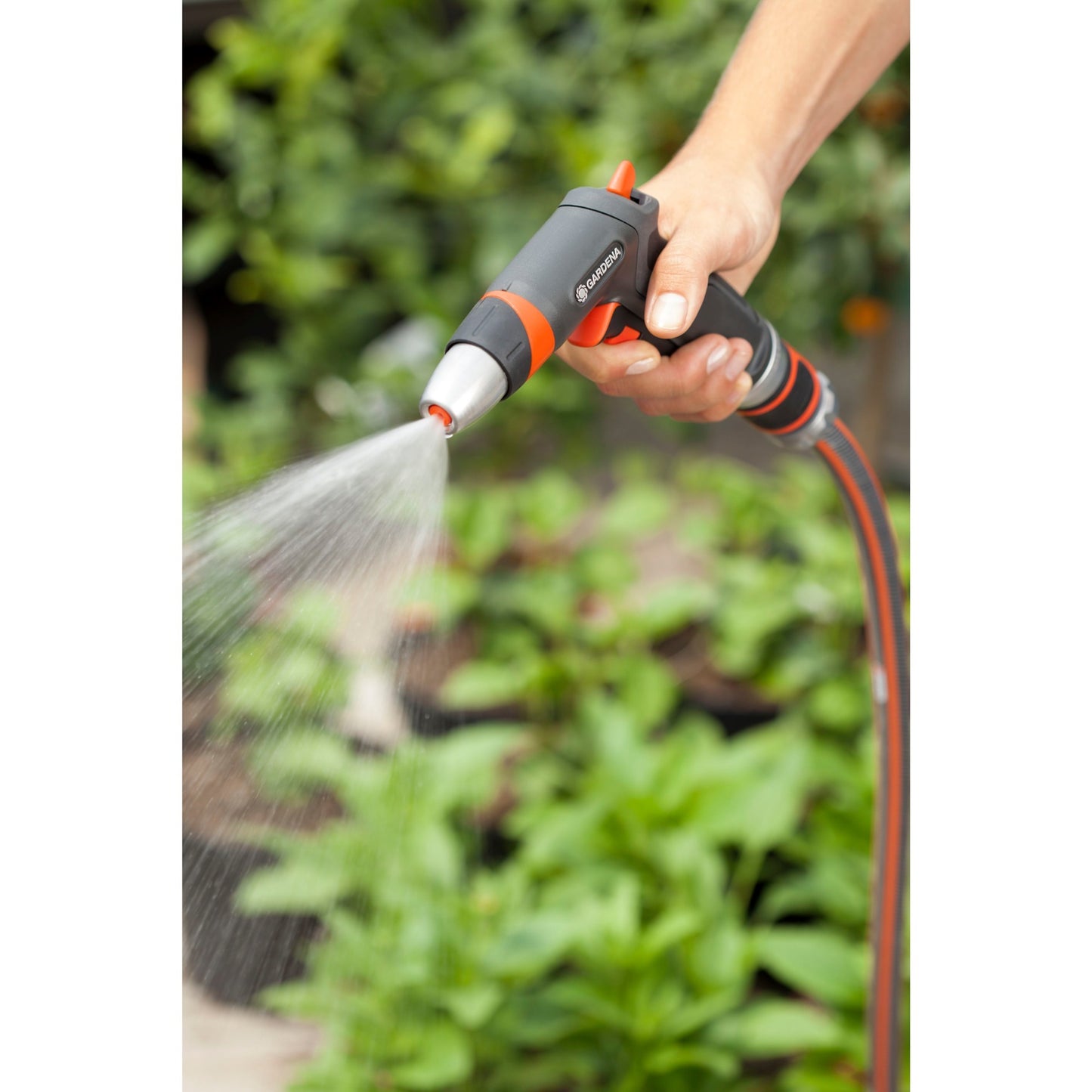 GARDENA premium reinigingspistool spuit (grijs oranje, 18305-20)