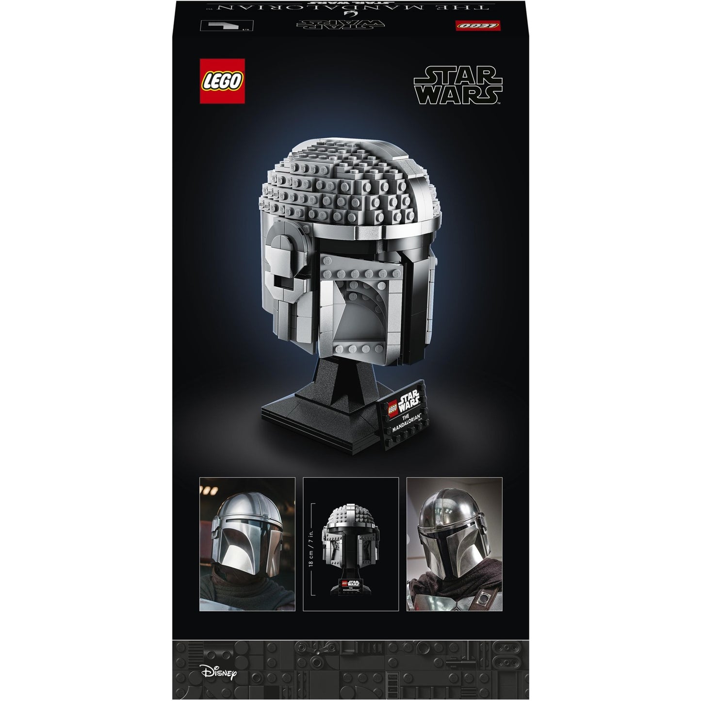 LEGO star wars 75328 the mandalorian helm