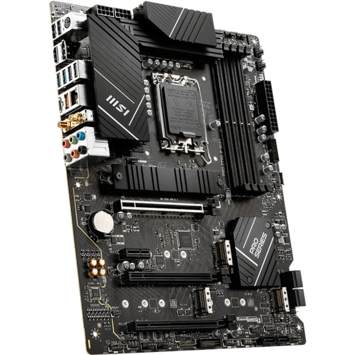MSI pro z790-p wifi socket 1700 moederbord (zwart, raid, 2.5 gb-lan, wi-fi 6e, bt, sound, atx)