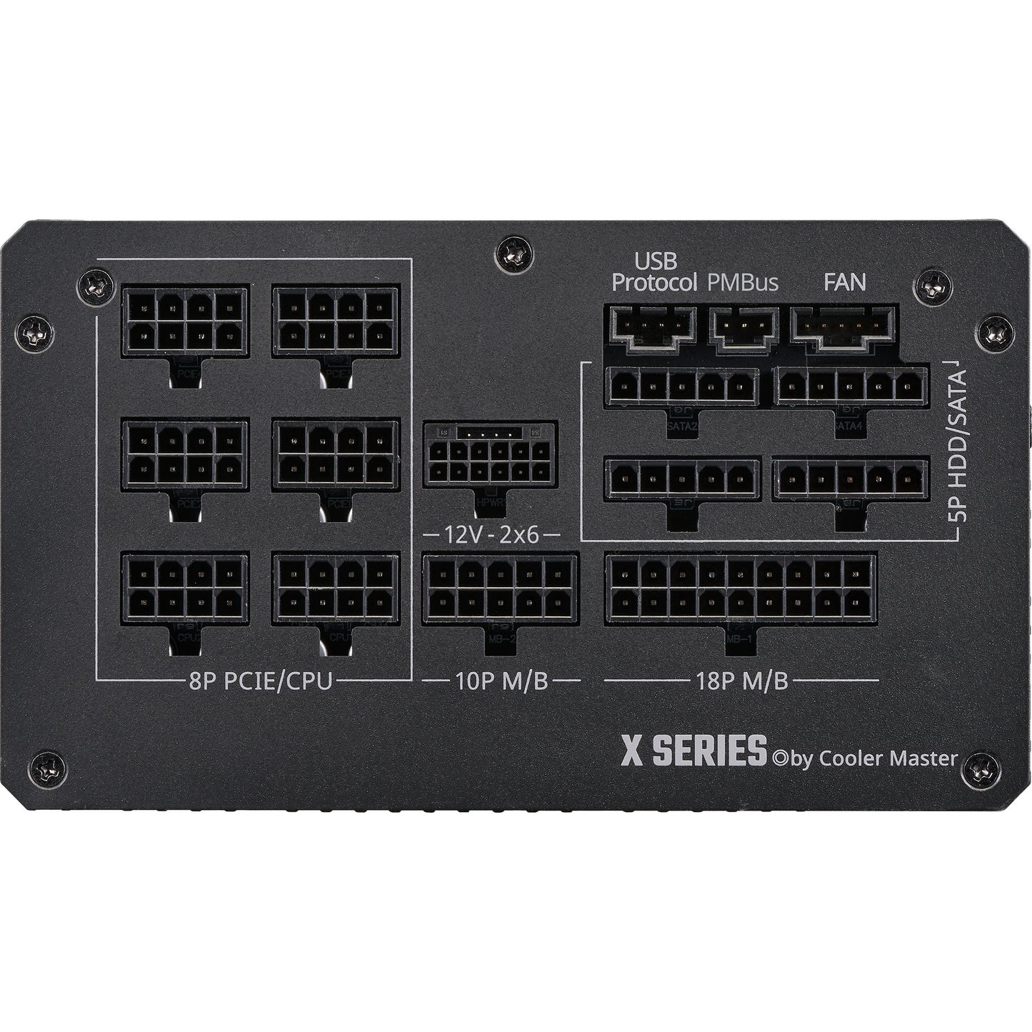 Cooler Master , 1100 watt voeding (zwart)