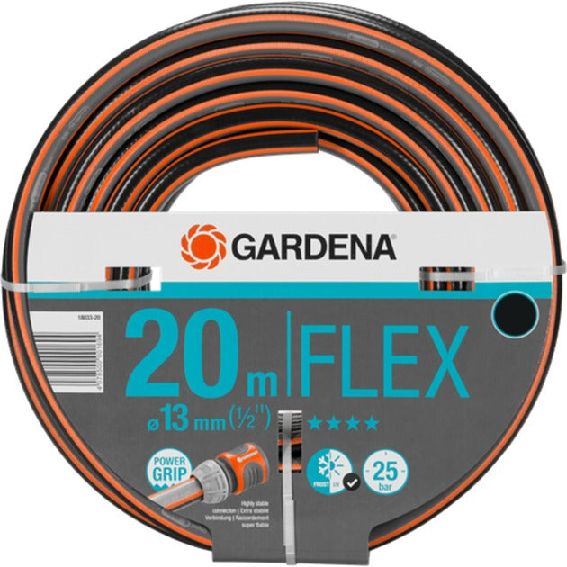 GARDENA comfort flex slang 13 mm (1 2 ) (zwart oranje, 18033-20, 20 m)