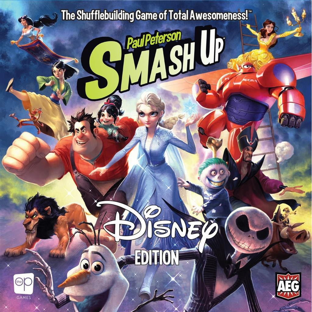 Disney European player network smash up: edition kaartspel (engels, 2 spelers, 30 - 45 minuten, vanaf 14 jaar)