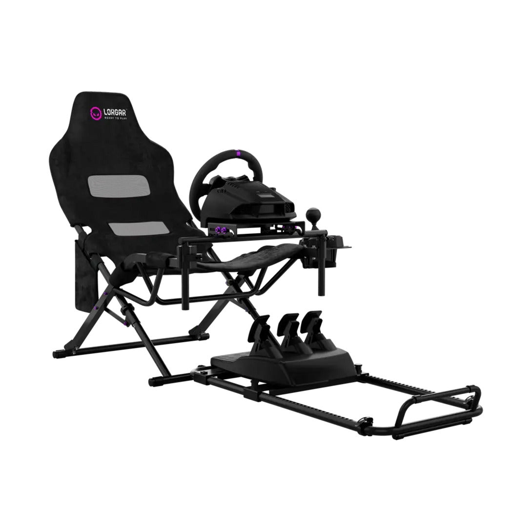 LORGAR advanced raf1 racing simulator (zwart)