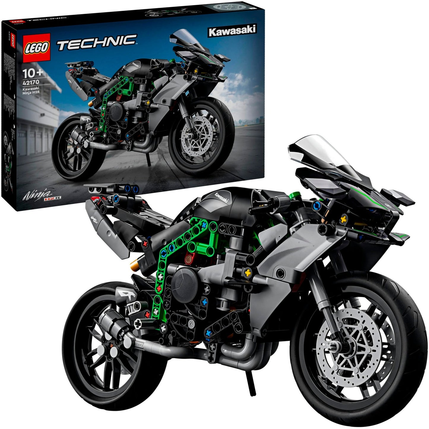 LEGO technic kawasaki ninja h2r motor - 42170