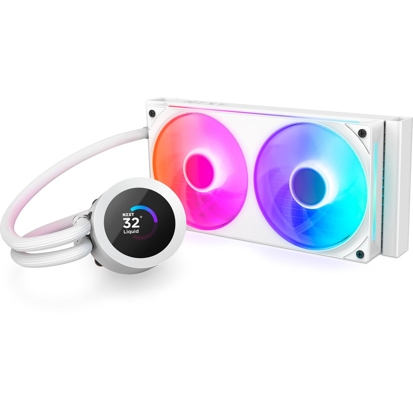 NZXT kraken plus 240 rgb waterkoeling (wit)