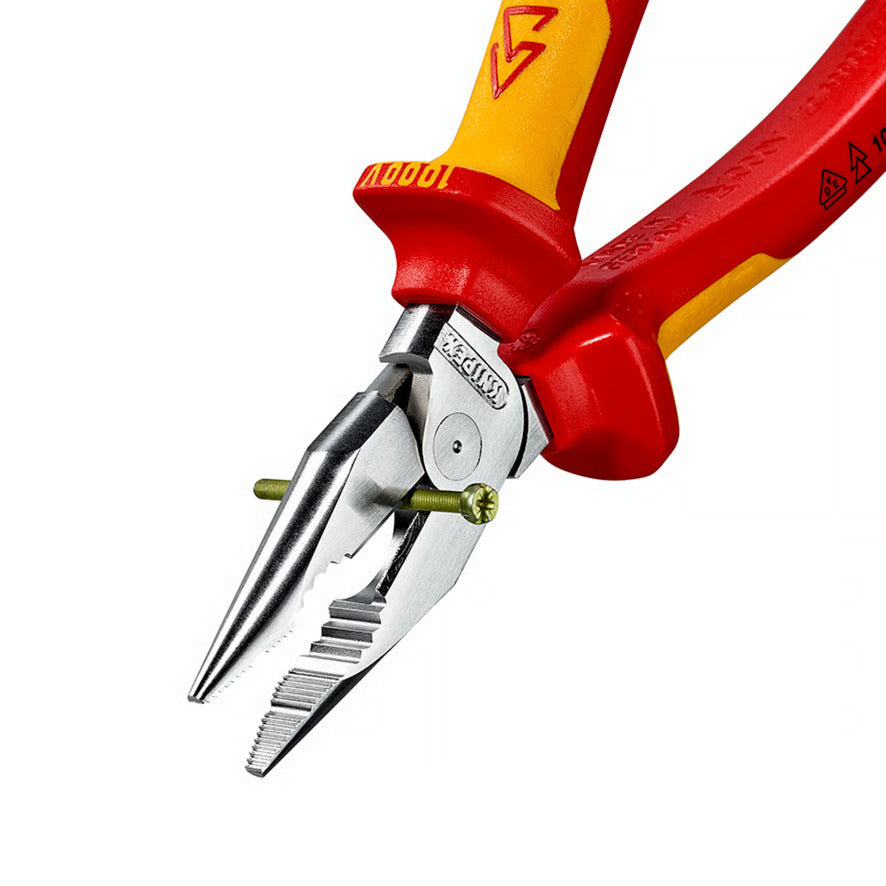 KNIPEX spitse kombitang combinatietang (rood geel)