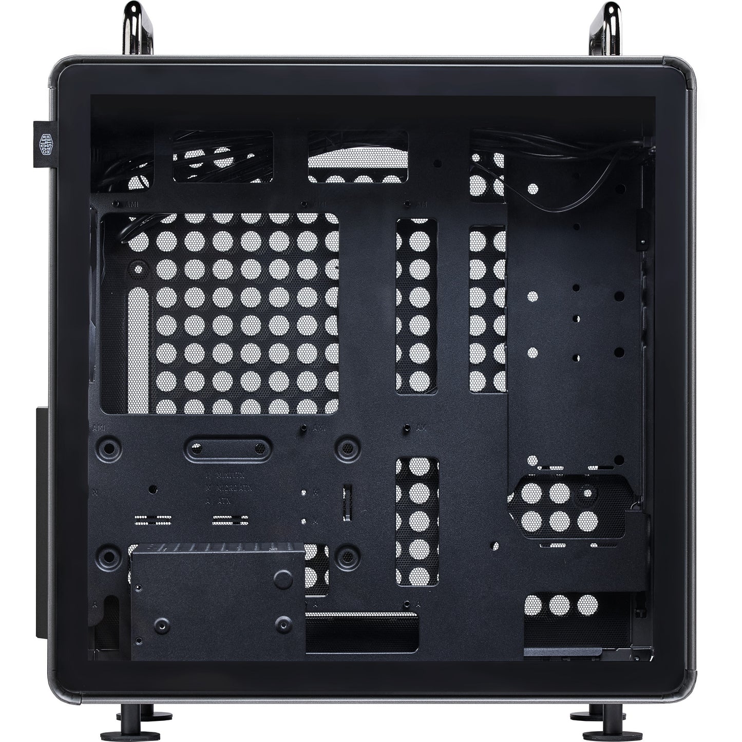 Cooler Master qube 540 stardust iron midi tower behuizing (zwart | 2x usb-a | 1x usb-c | tempered glass)
