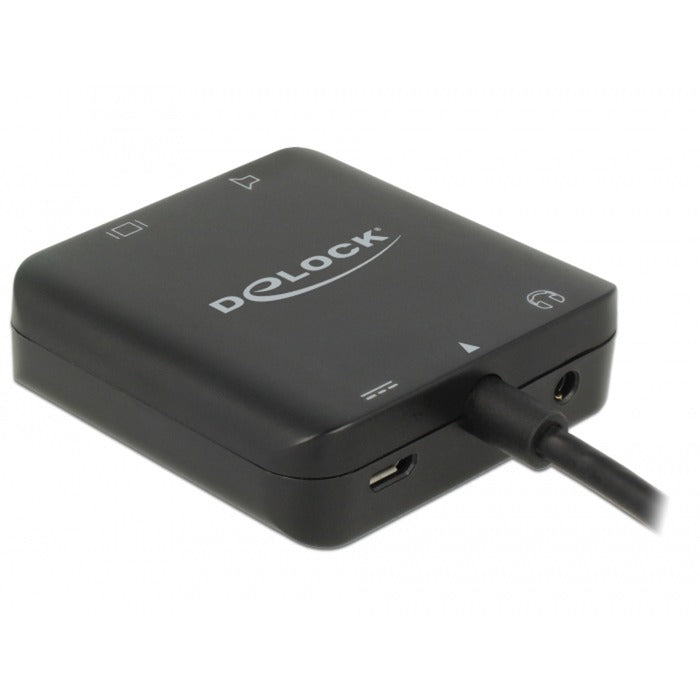 DeLOCK hdmi audio extractor compact adapter (zwart, 0,3 meter, 4k 60hz)