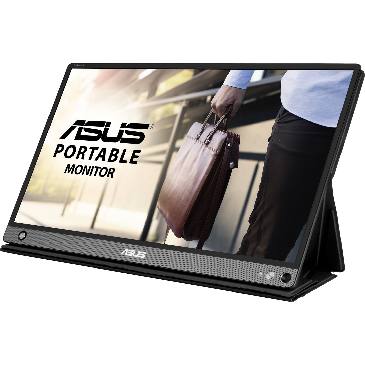 ASUS zenscreen go mb16ahp 15.6 monitor (zwart, micro-hdmi, usb-c, micro-usb)