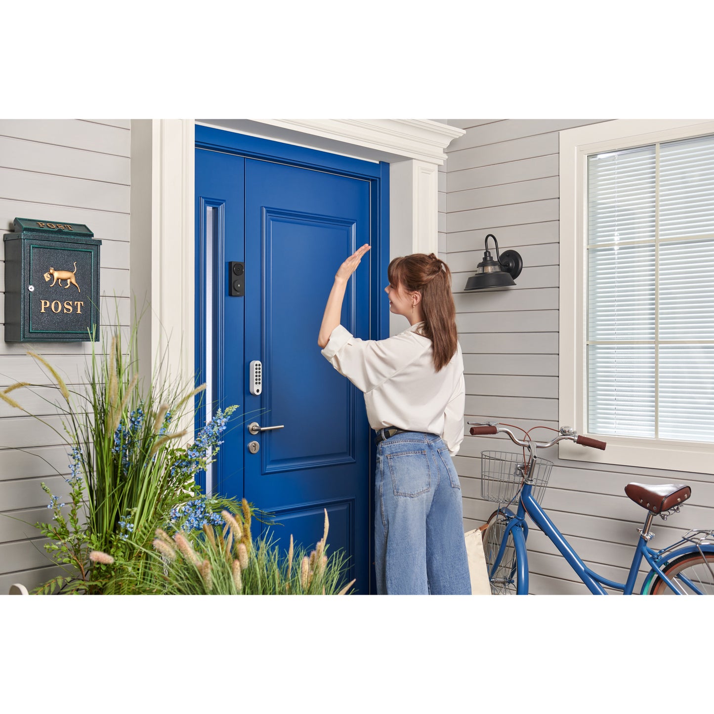 Aqara slimme video deurbel g410 select (zwart, wifi, bluetooth, zigbee, matter)
