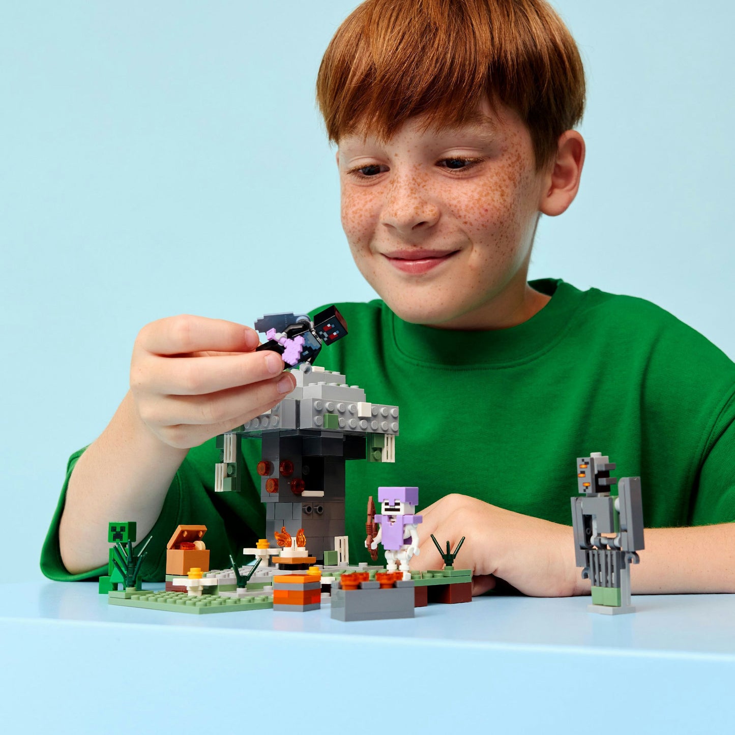 LEGO minecraft 21586 de bleke tuin