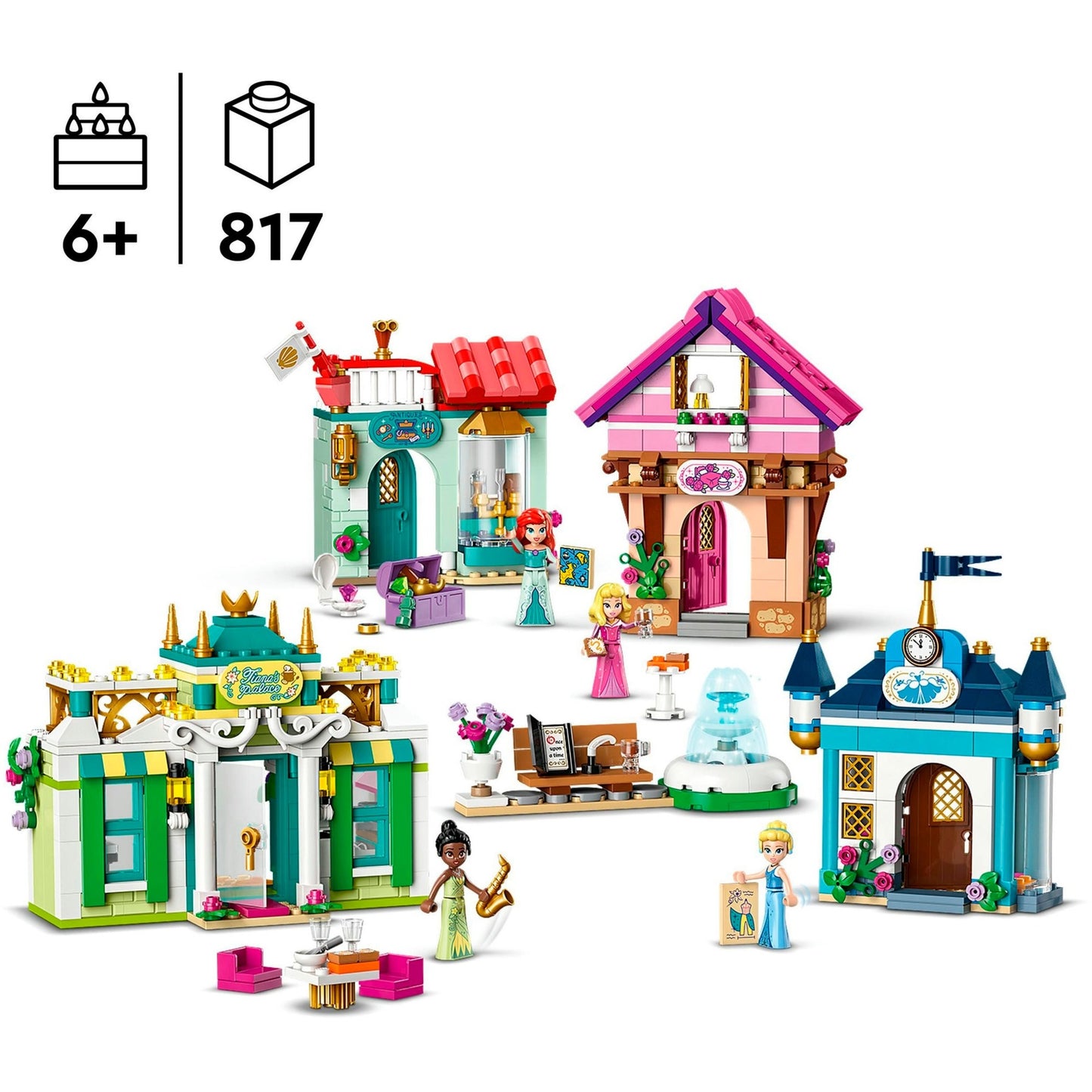 LEGO disney princess - marktavonturen constructiespeelgoed
