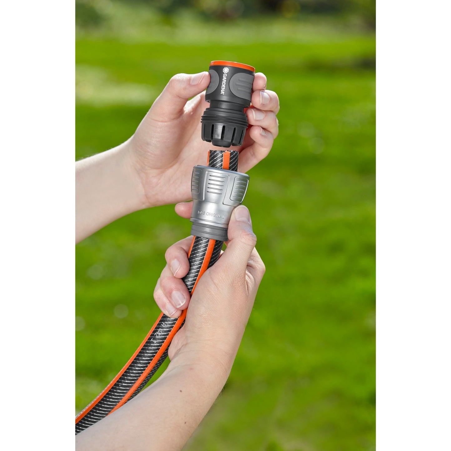 GARDENA premium slangstuk 19 mm (3 4 ) (grijs zilver, 18256-50)