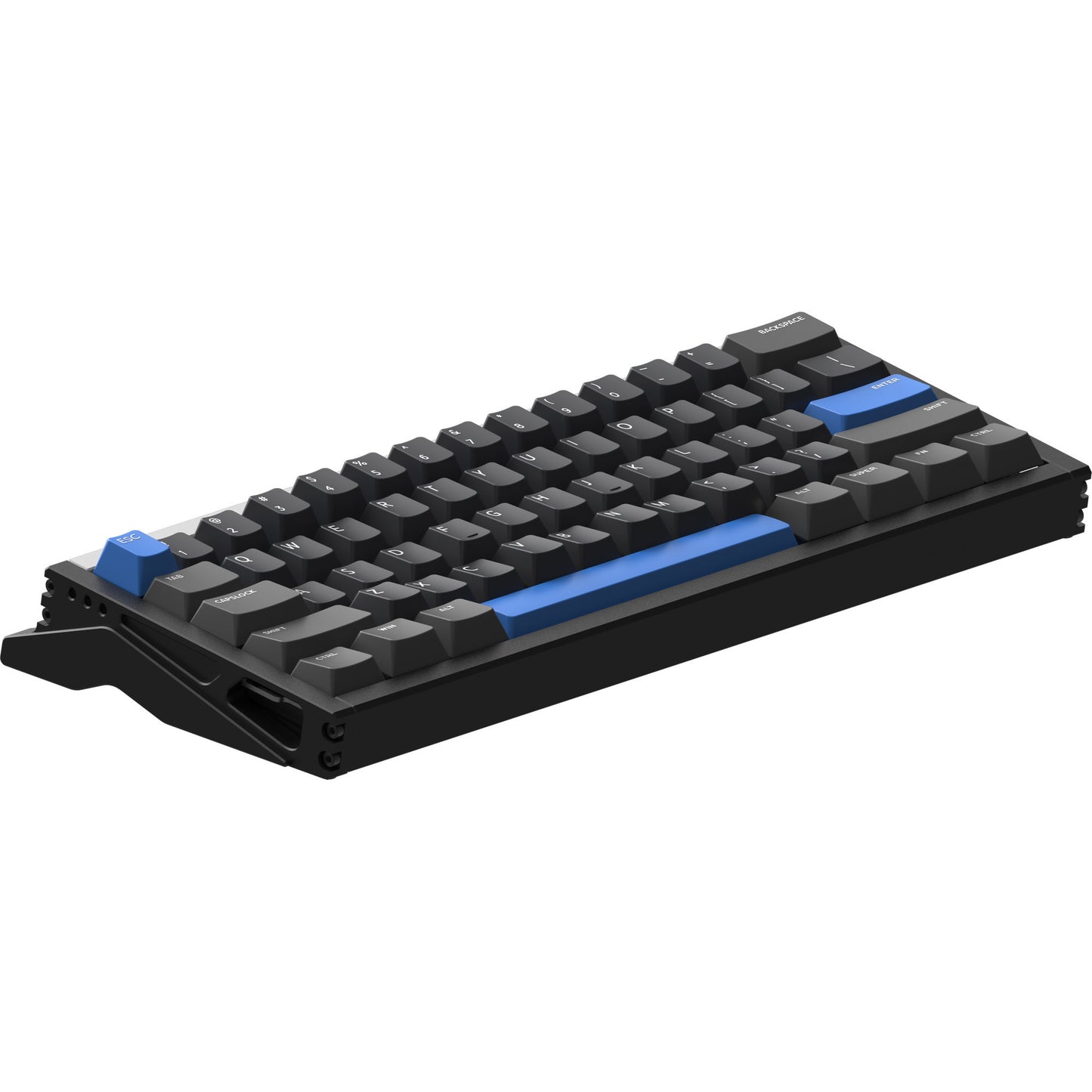 Iqunix EZ60 Magnetic Switch Gaming HE Keyboard (Zwart, US lay-out (QWERTY), Gateron Magnetic Jade Pro, 60%, RGB, Double Shot PBT Keycaps)