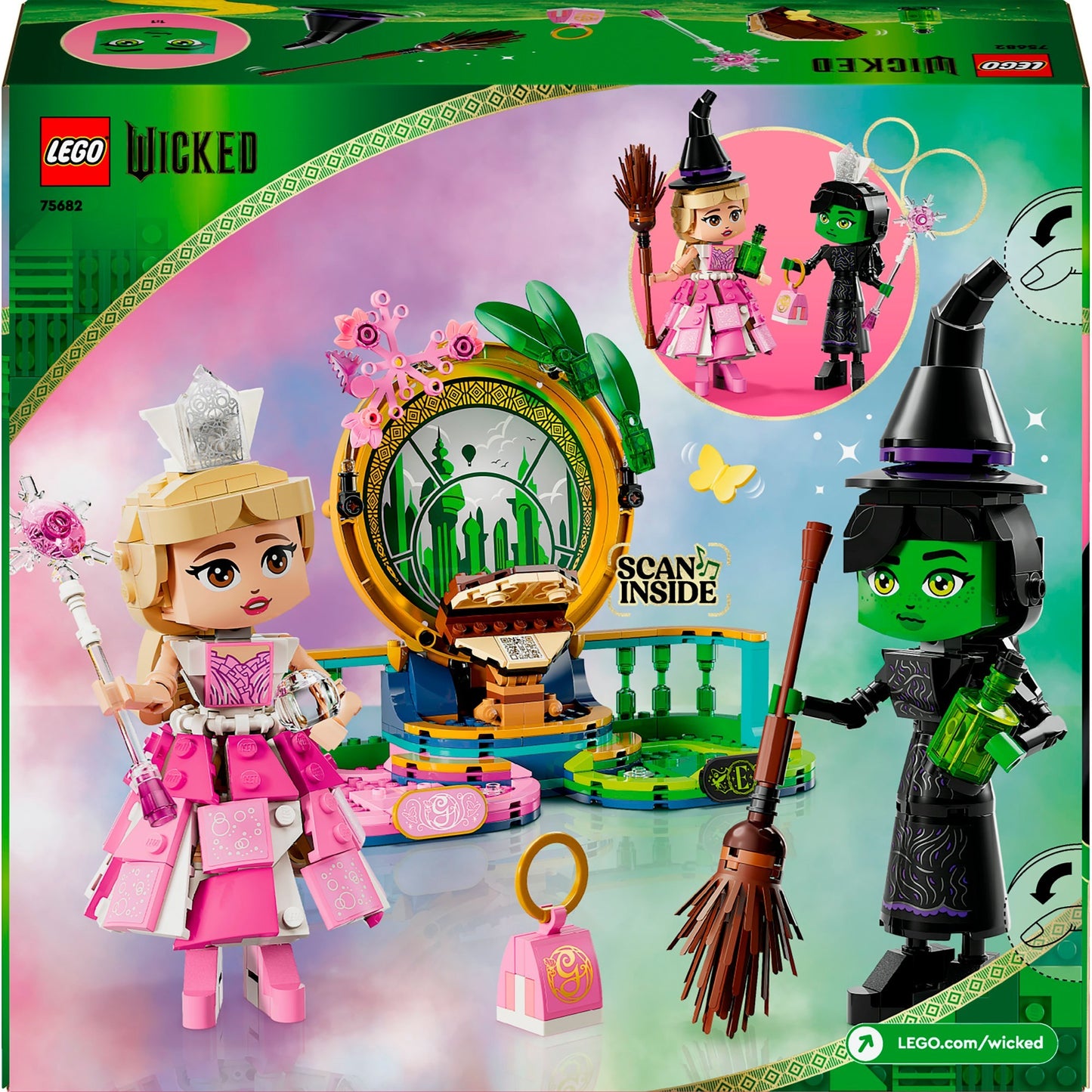 LEGO wicked - elphaba en glinda figuren constructiespeelgoed (75682)