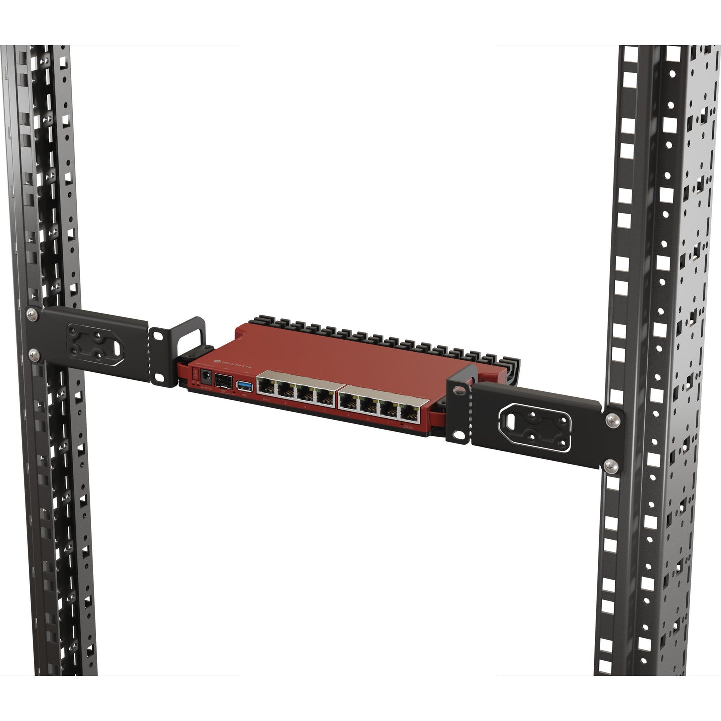 MikroTik l009uigs-rm router (donkerrood, qualcomm ipq-5018 cpu, poe, sfp)