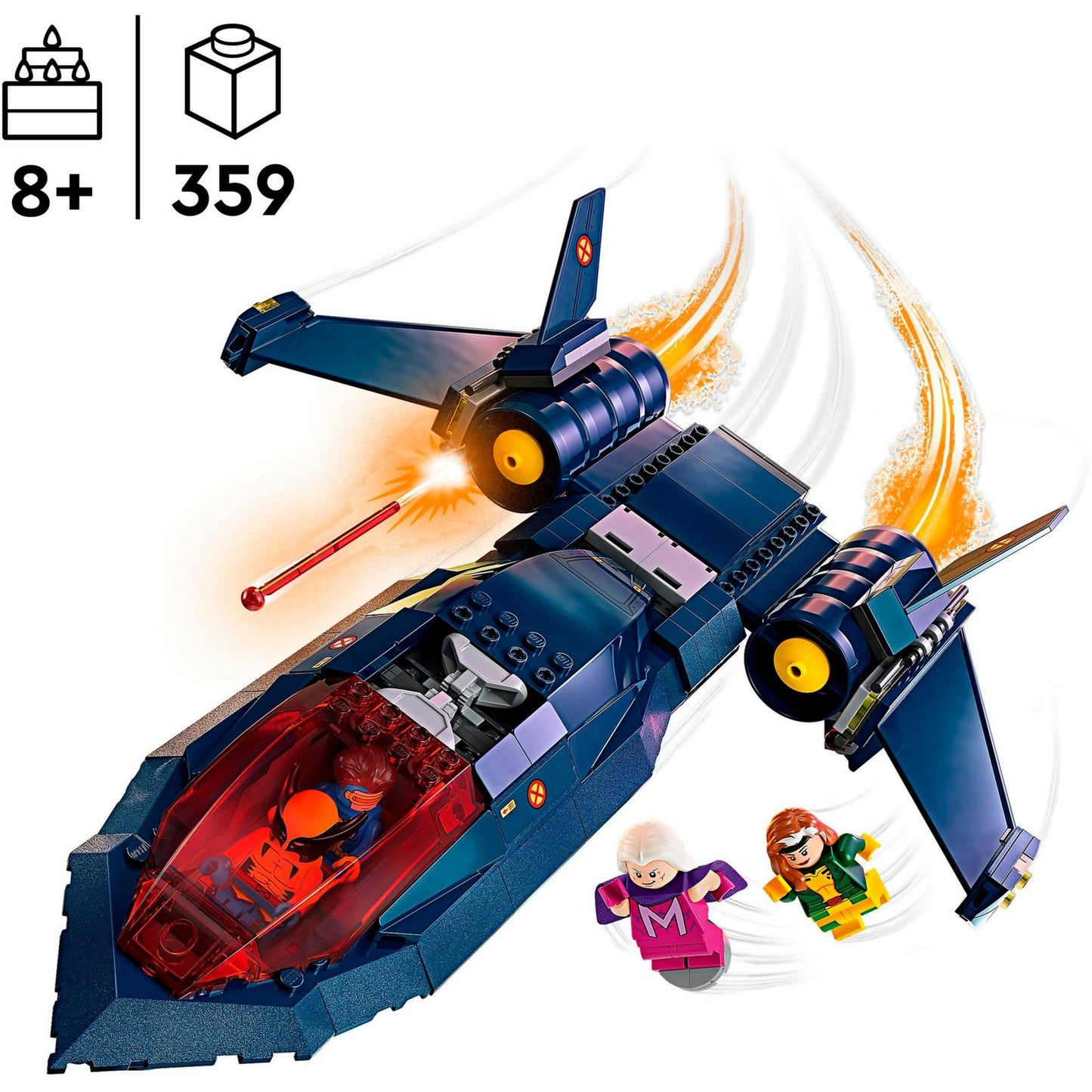 LEGO marvel - x-men x-jet constructiespeelgoed (76281)