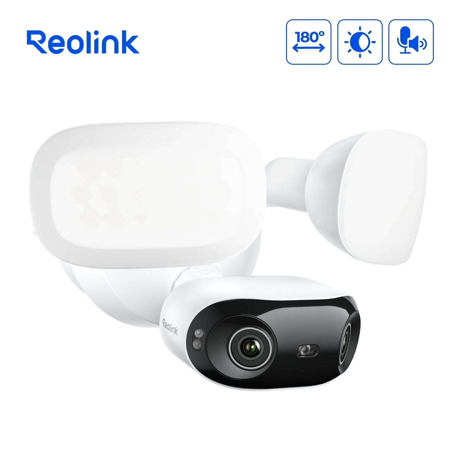 Reolink F751W Elite Floodlight WiFi beveiligingscamera (Wit, UHD 4K, WiFi)