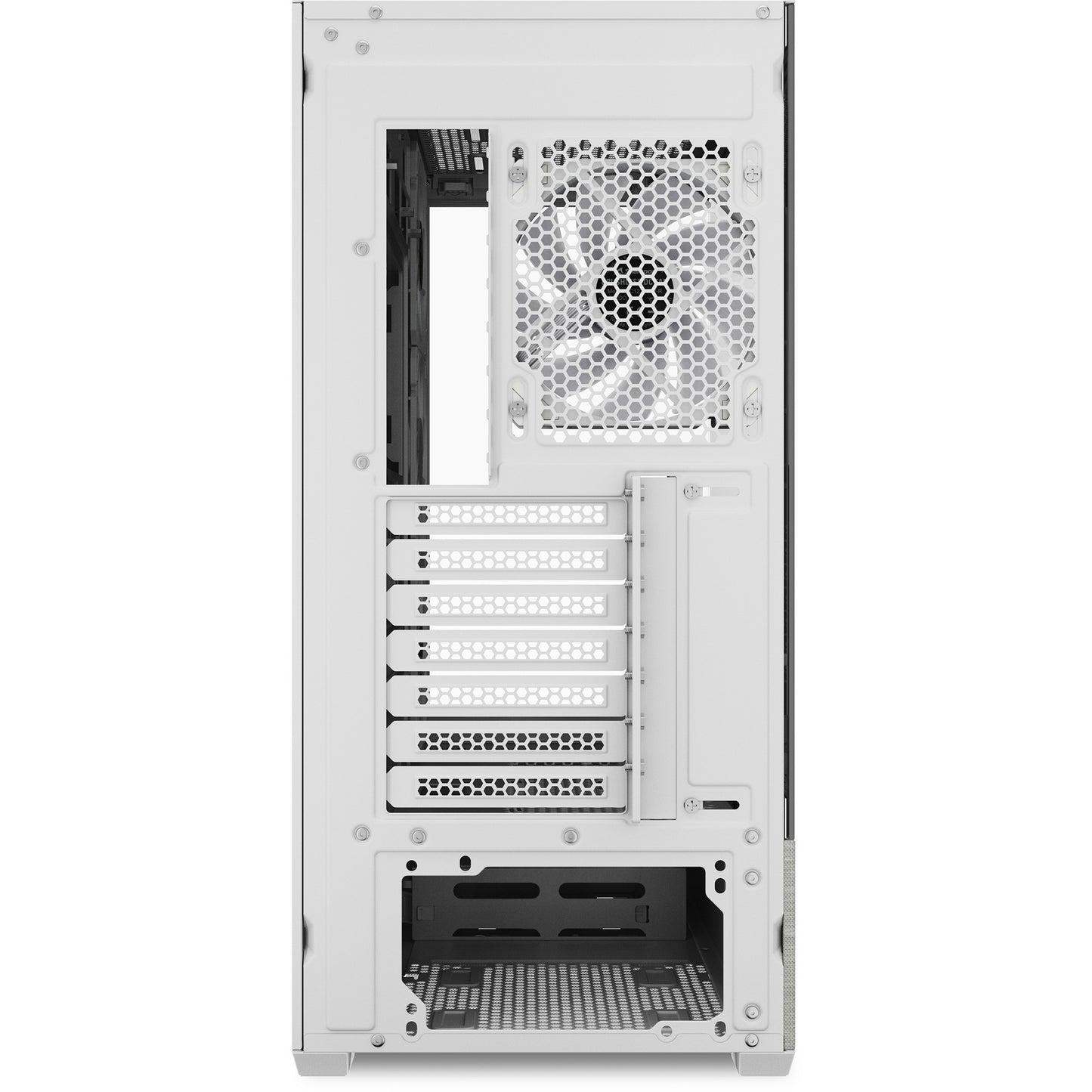 Sharkoon ak7 argb midi tower behuizing (wit | 2x usb-a | 1x usb-c | rgb | window)