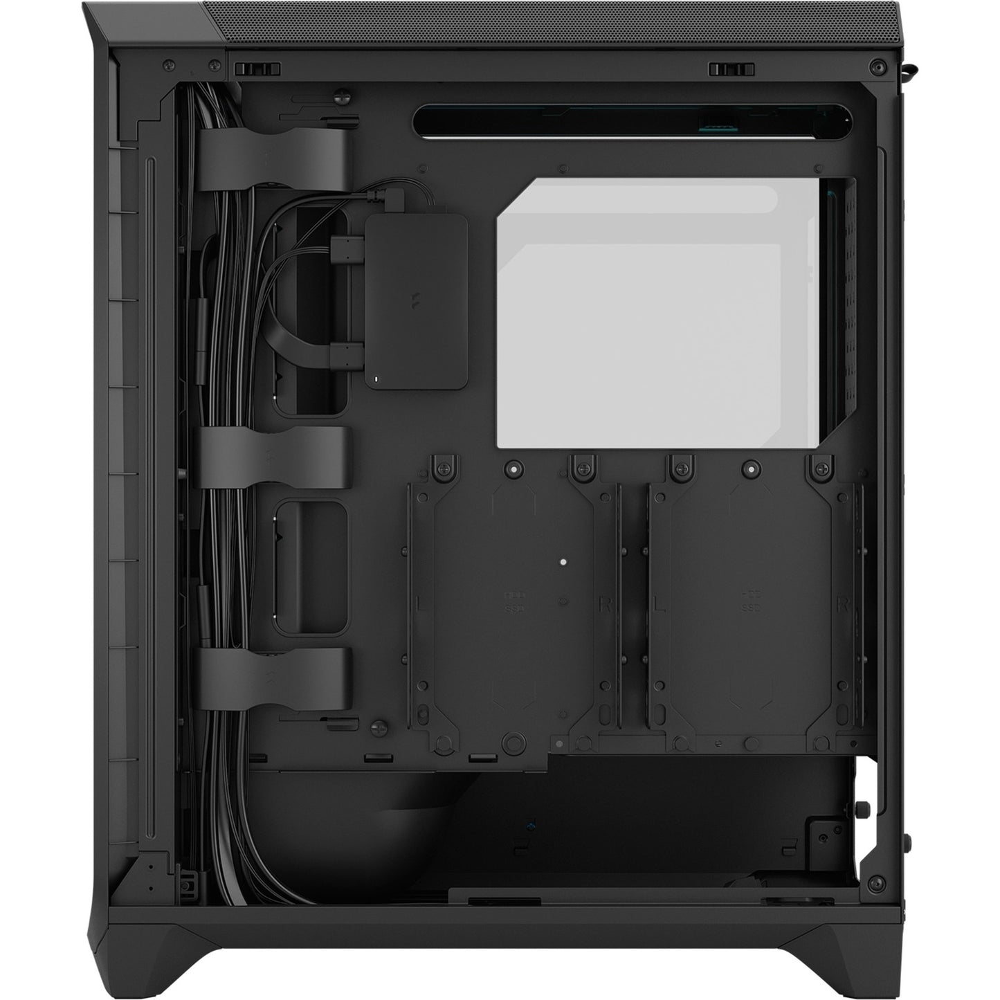 Fractal Design meshify 3 rgb midi tower behuizing (zwart | 2x usb-a | 1x usb-c | rgb | tempered glass)