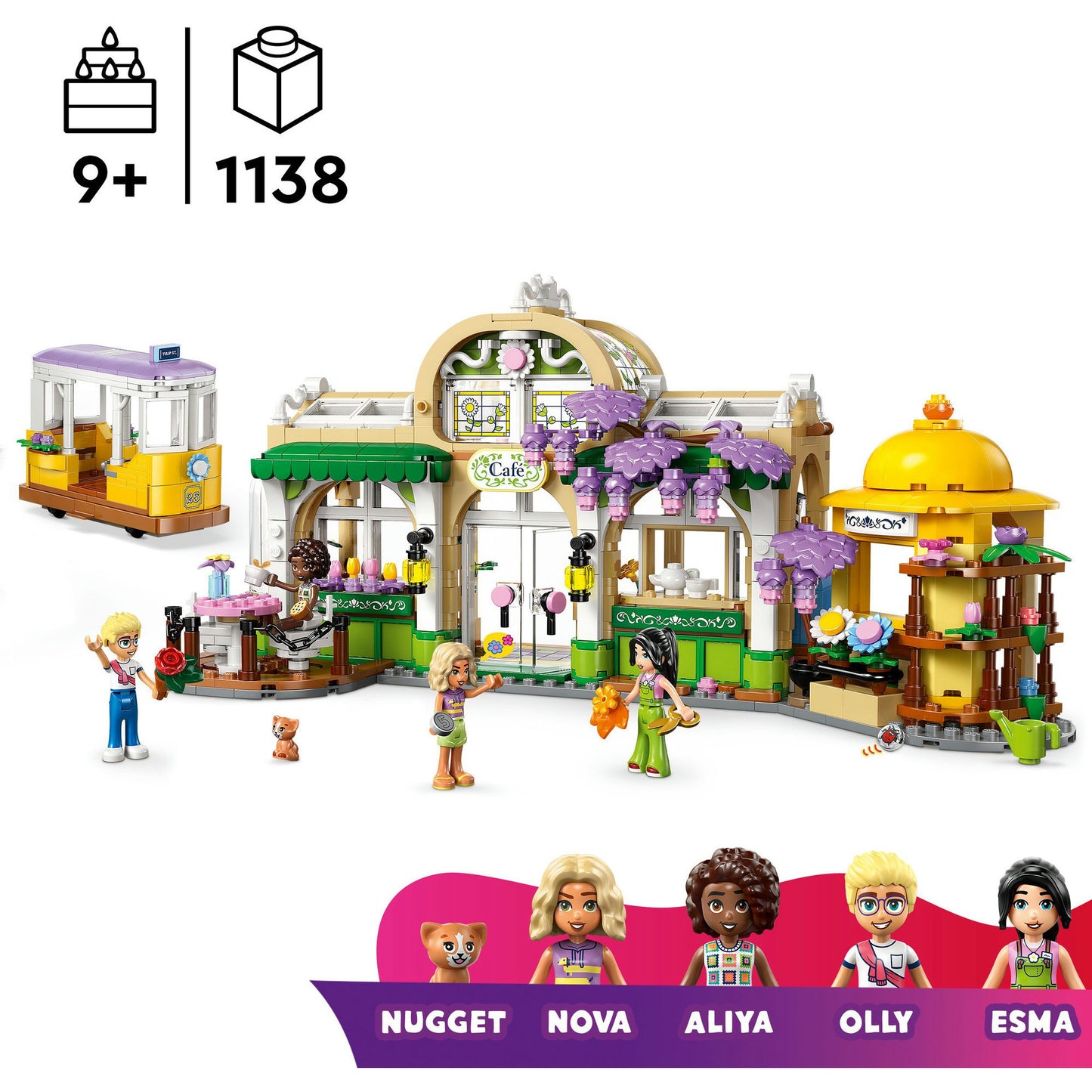 LEGO friends 42671 plantencafé en bloemenwinkel
