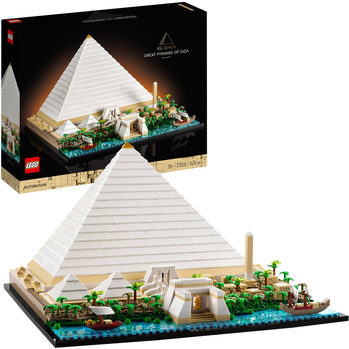 LEGO architecture - grote piramide van gizeh constructiespeelgoed (21058)