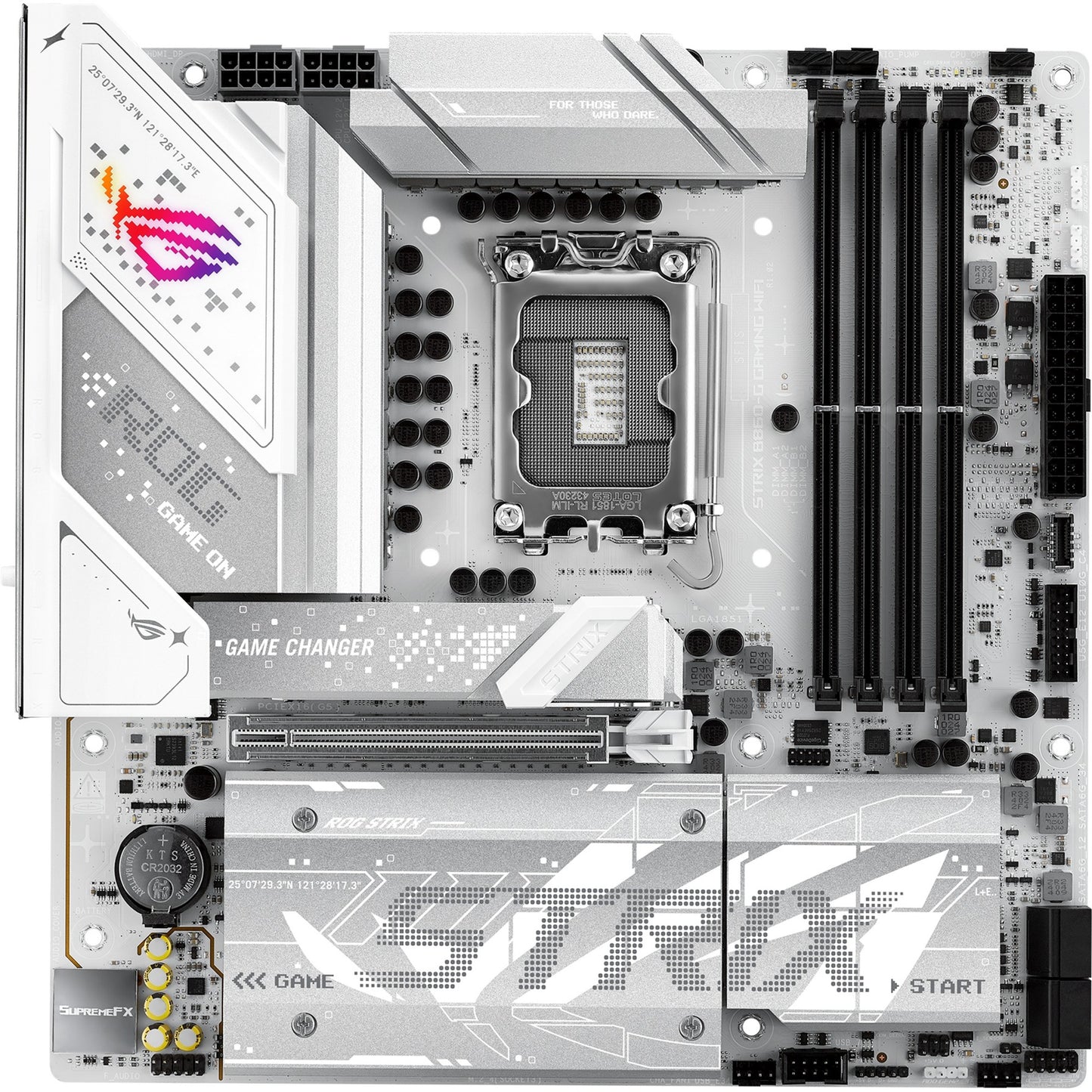ASUS rog strix b860-g gaming wifi socket 1851 moederbord (raid, 2.5 gb-lan, wi-fi 7, bt, sound, µatx)
