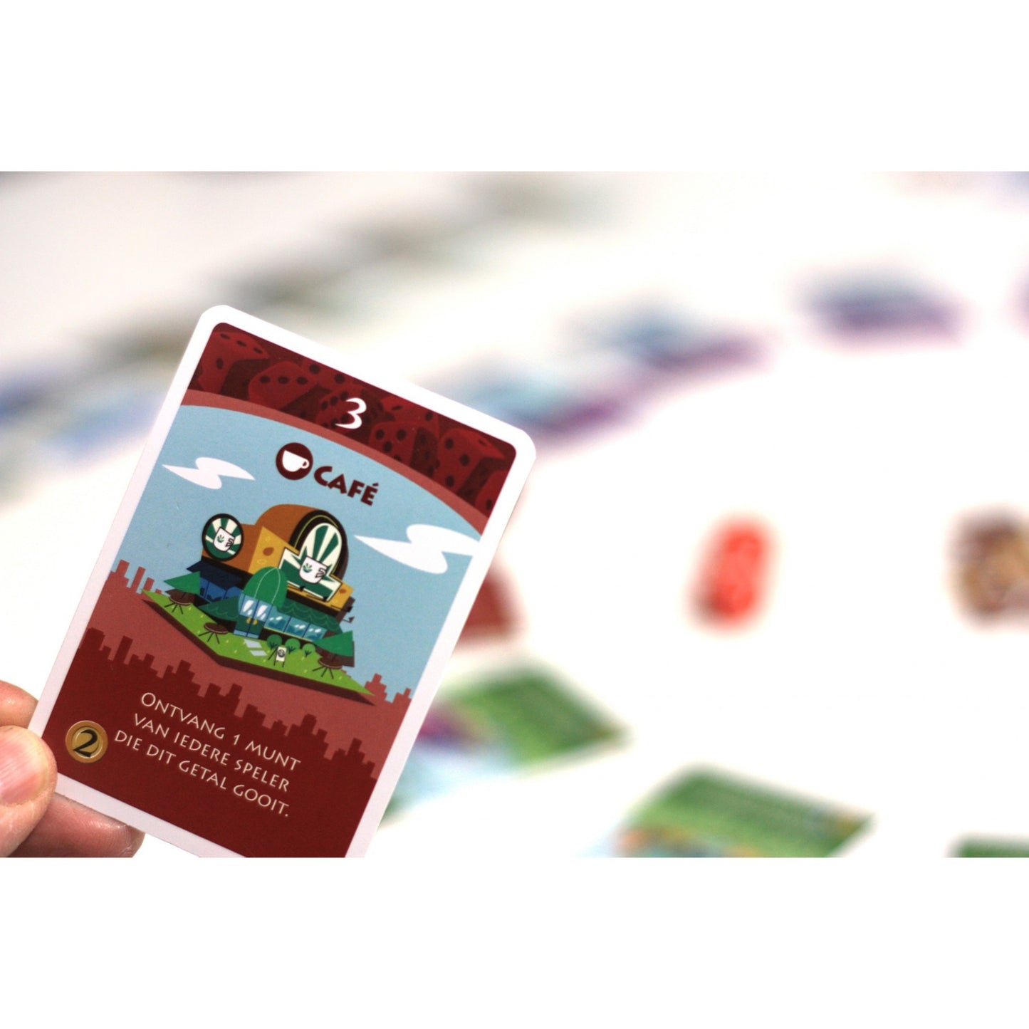 White Goblin Games machi koro dobbelspel (nederlands, 2 - 5 spelers, 40 minuten, vanaf 7 jaar)