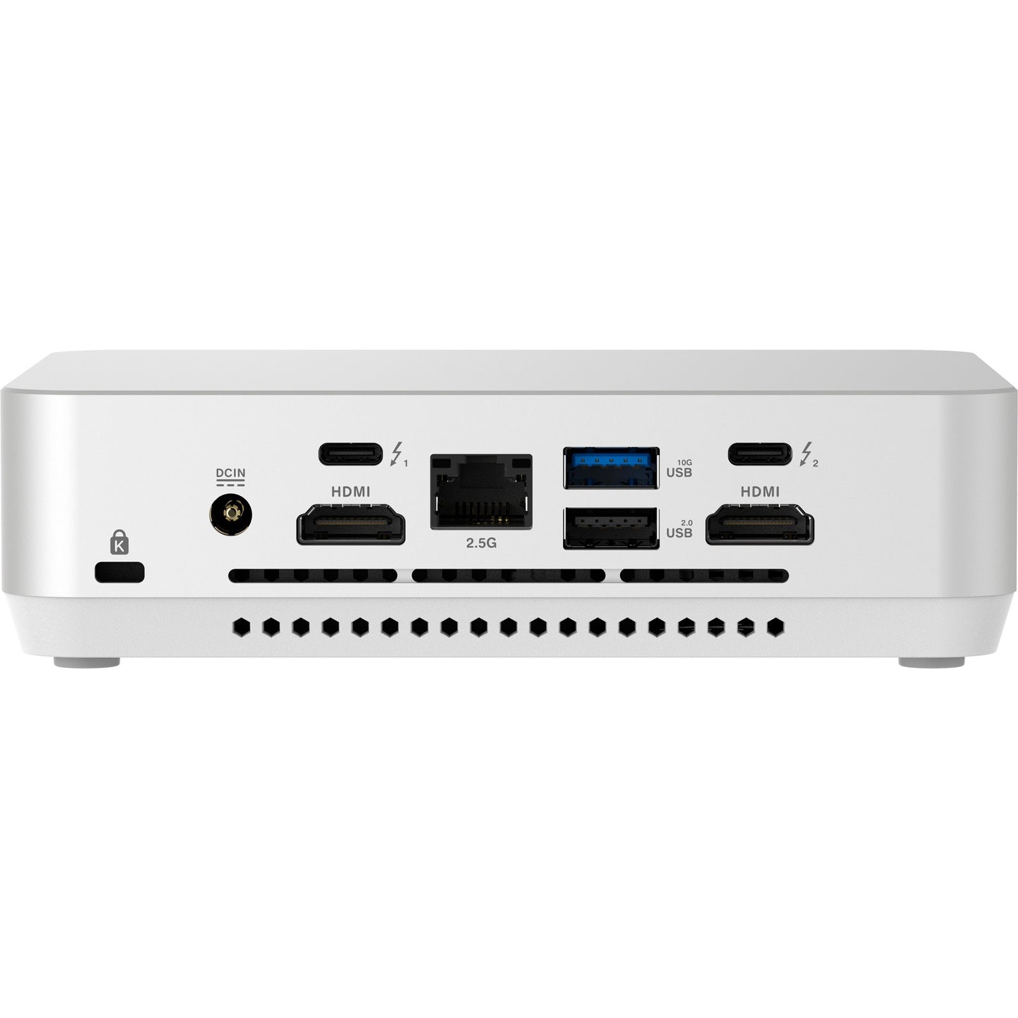 ASUS nuc 14 pro+ kit rnuc14rvsu700002i barebone (zilver wit | core ultra 7 155h | arc graphics)