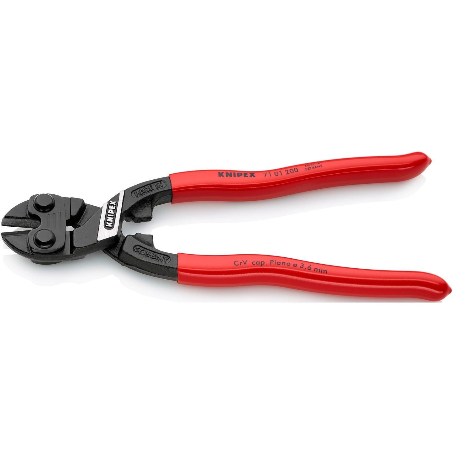 KNIPEX cobolt gebogen betonschaar 71 01 200 kniptang (middensnijder)