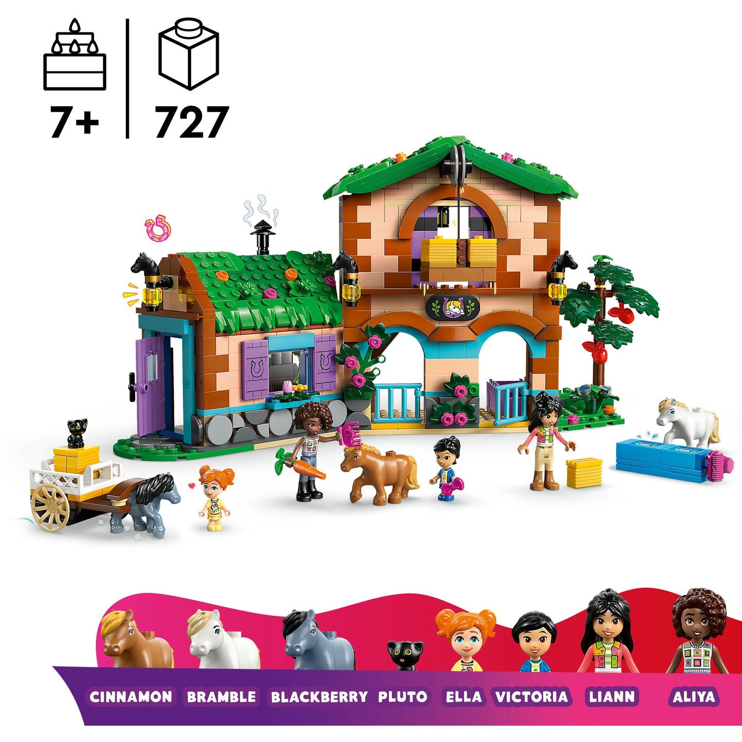 LEGO friends 42654 ponyboerderij en stal