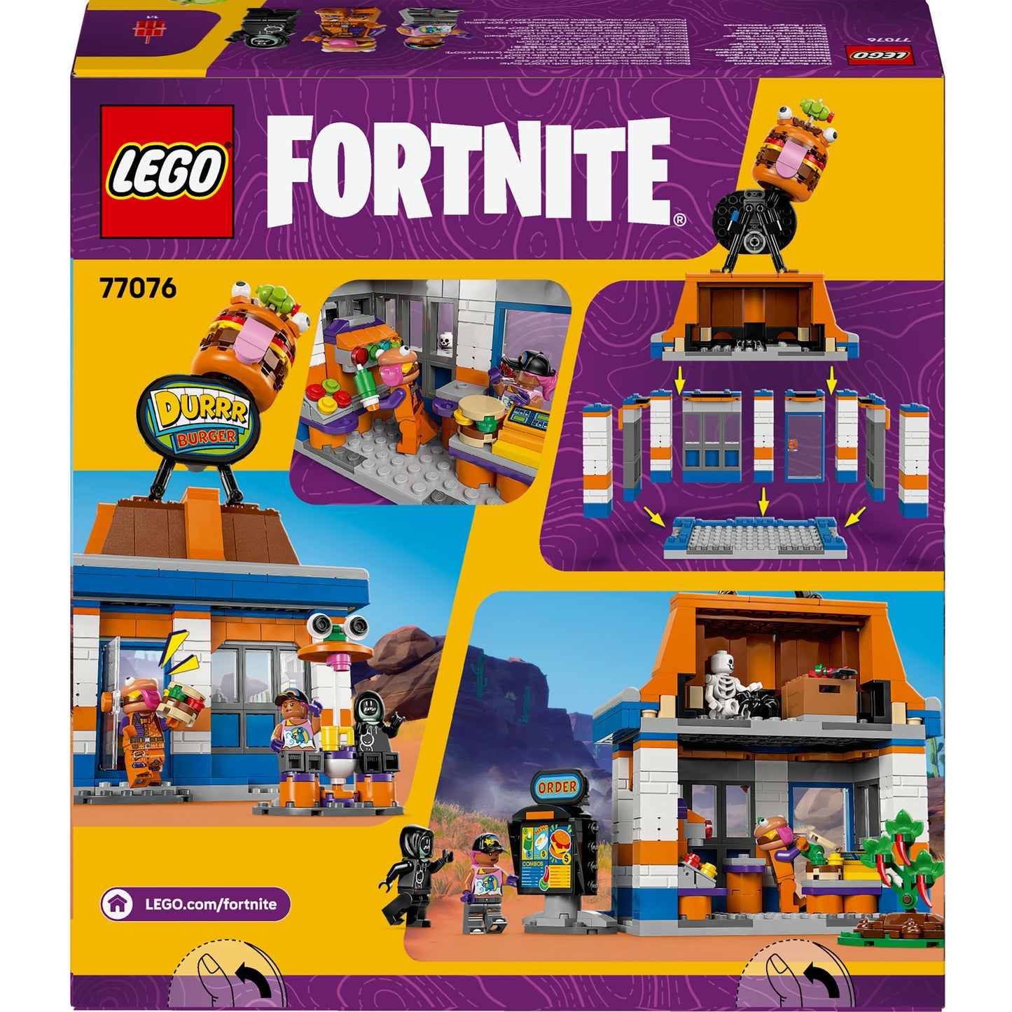 LEGO fortnite - durrr burger restaurant constructiespeelgoed (77076)