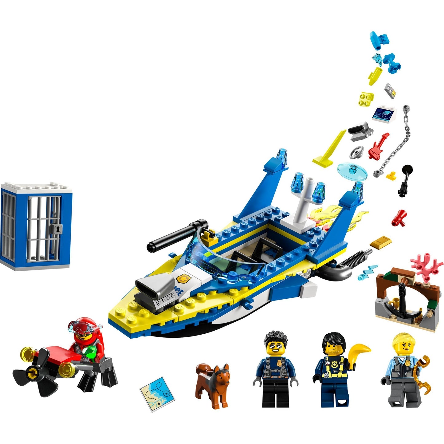 LEGO city - waterpolitie recherchemissies constructiespeelgoed (60355)